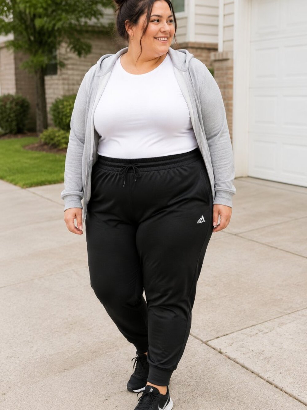 adidas Plus Size Women’s Aeroready Tapered Pants